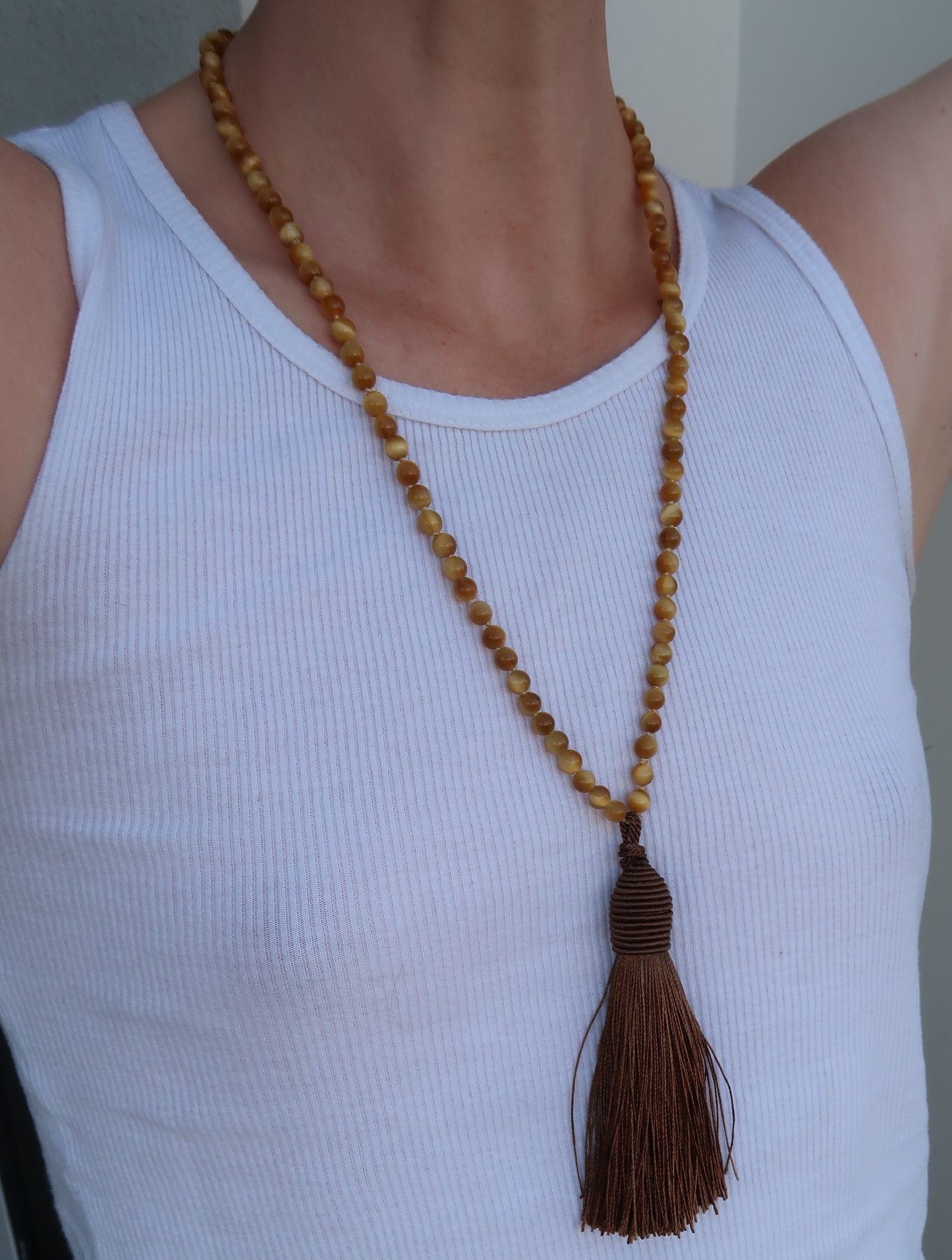 Honey Tassel Necklace