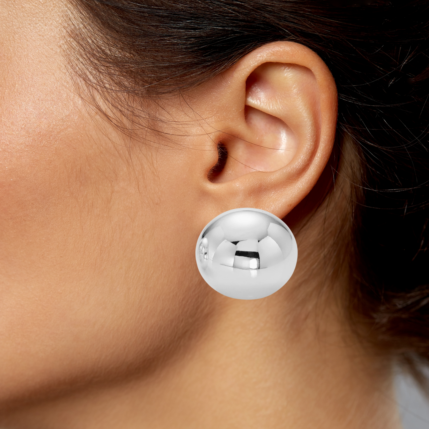 Button Earrings