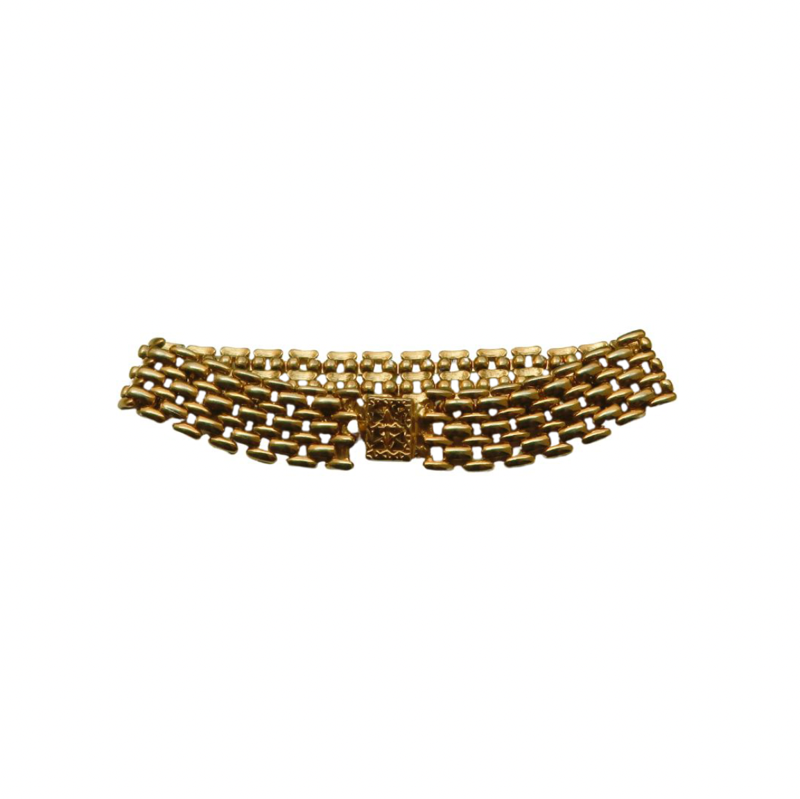 GOLD WOVEN CHAIN BRACELET