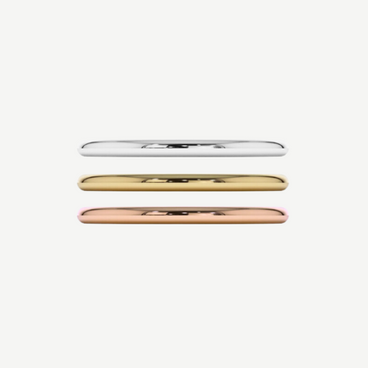 14k Thin Rounded Band