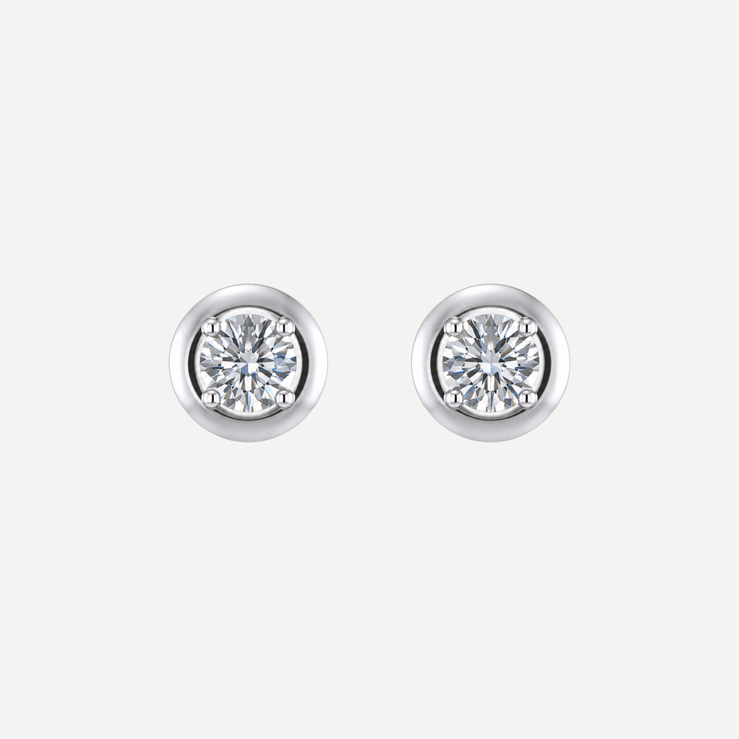 Jan Round 0.50ct Diamond Earrings