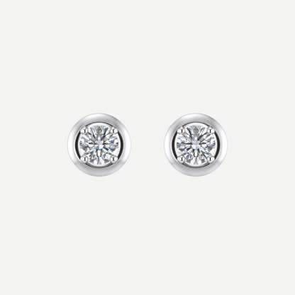 Jan Round 0.50ct Diamond Earrings