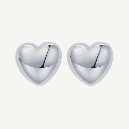 Puffed Heart Earrings