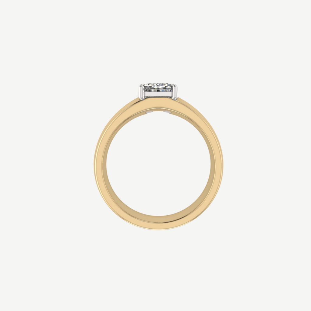 2ct Emerald Cut Diamond Cigar Band