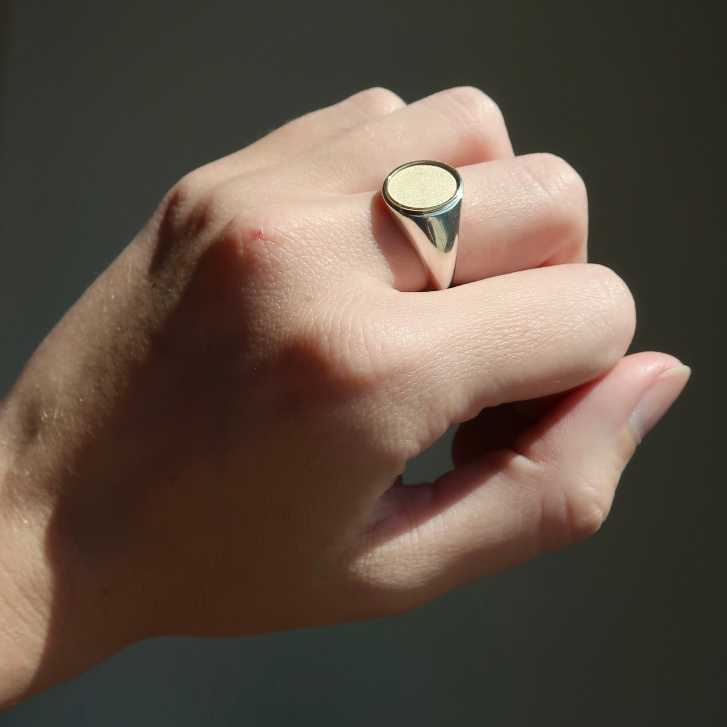 Mista Oval Signet Ring
