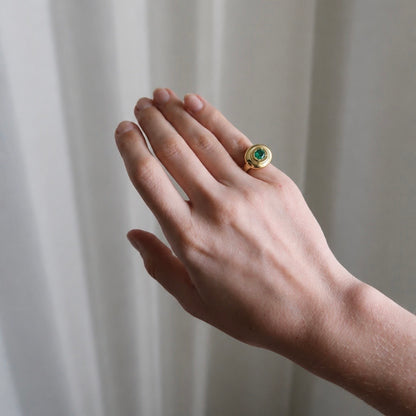 Céline Emerald Ring