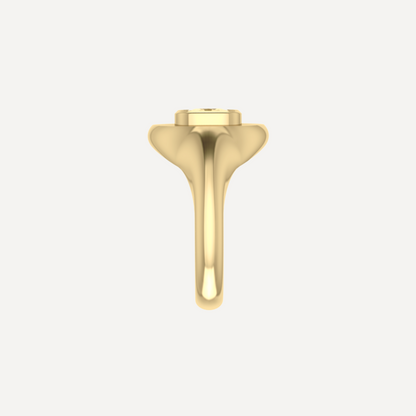 Cook Yellow Diamond Signet Ring