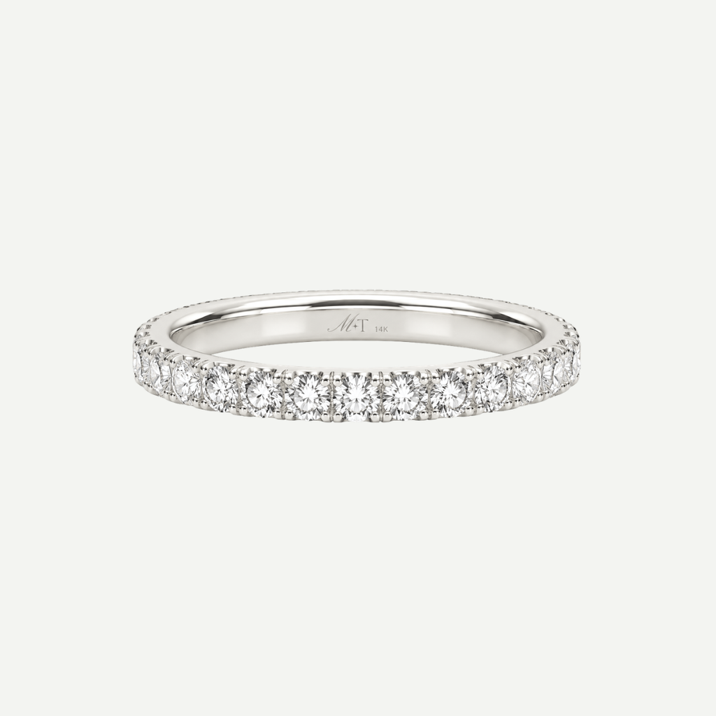 3mm Round Diamond Eternity Band