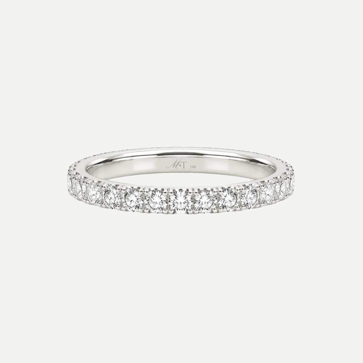 3mm Round Diamond Eternity Band
