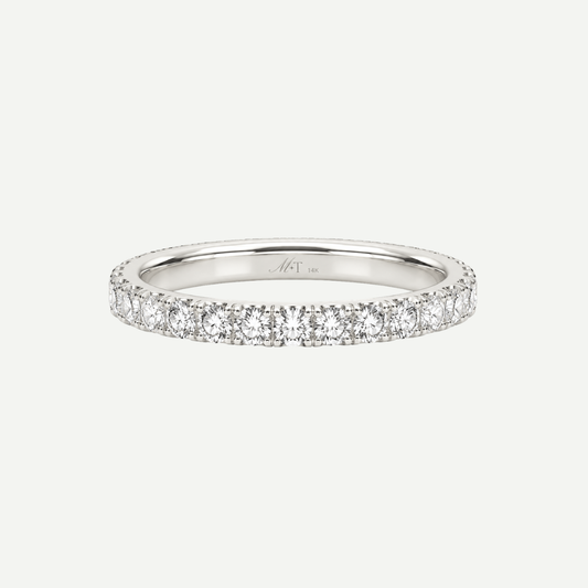 3mm Round Diamond Eternity Band