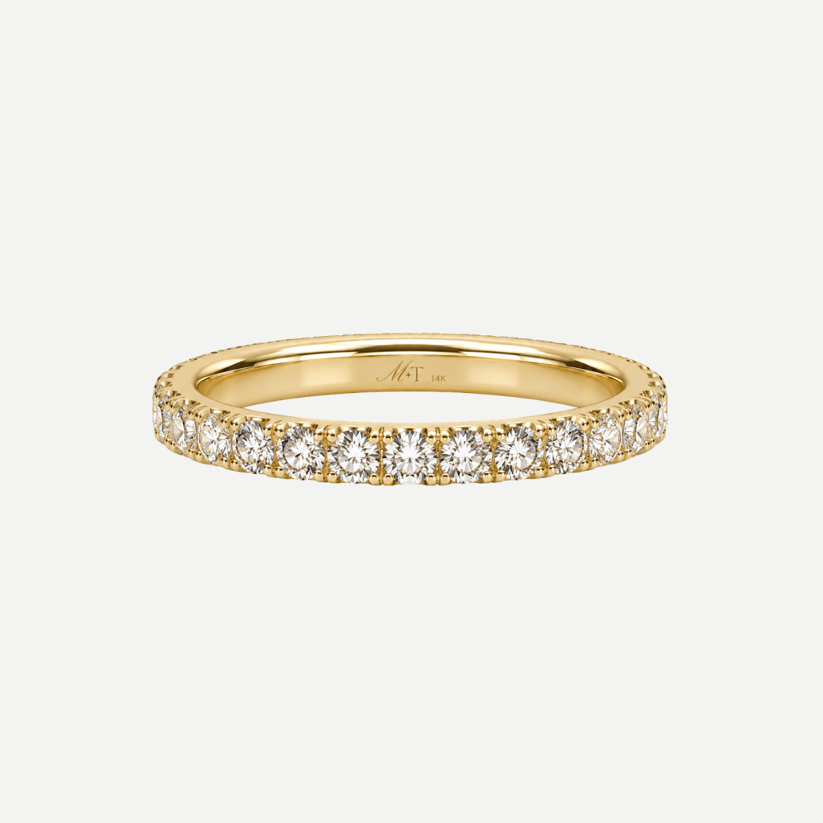 3mm Round Diamond Eternity Band
