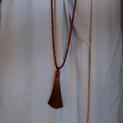 Maple Tassel Necklace