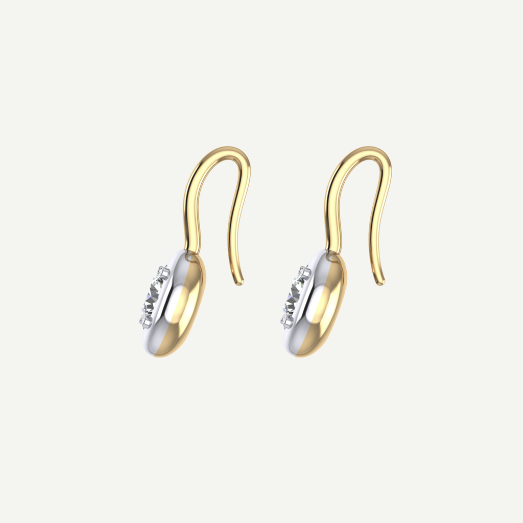 Jan Round 0.50ct Diamond Drop Earrings