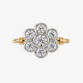 1ct Knotted Daisy Diamond Ring