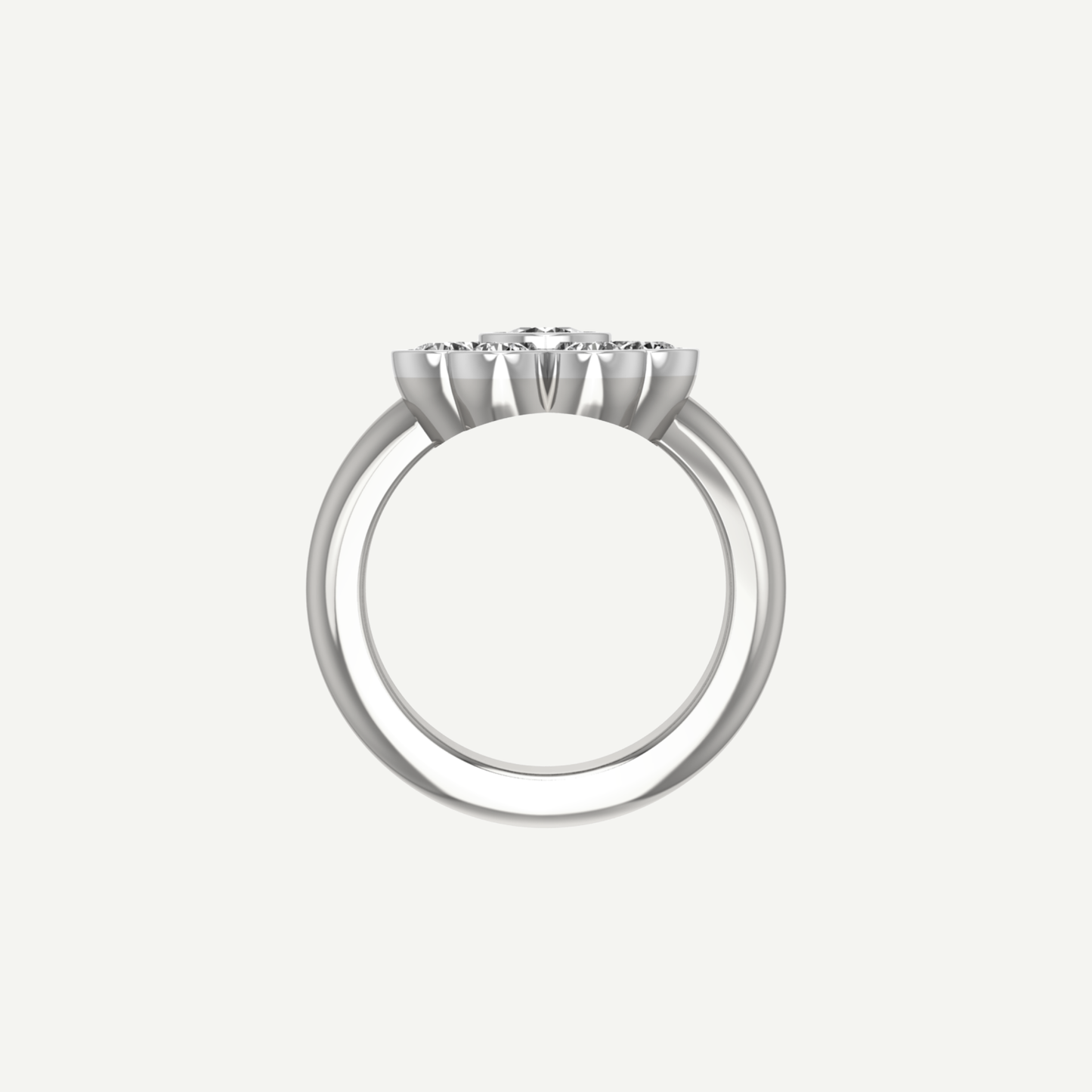 1ct Diamond Daisy Ring