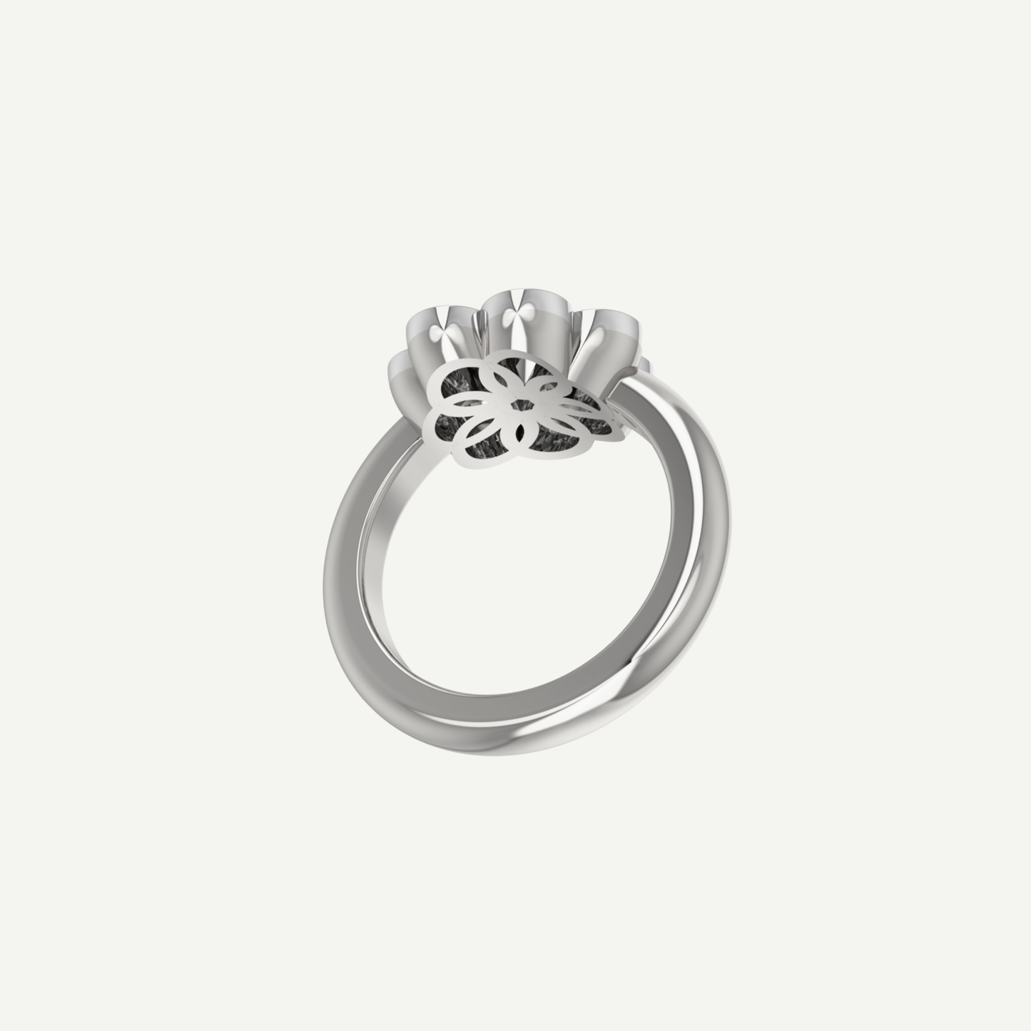 1ct Diamond Daisy Ring