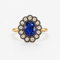 Benedetta Sapphire and Diamond Ring