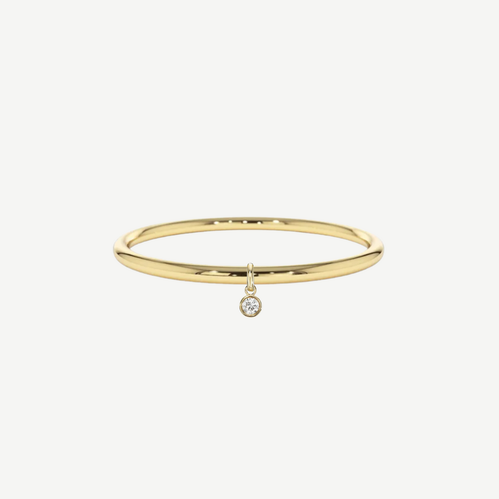 Petite Diamond Slider Ring