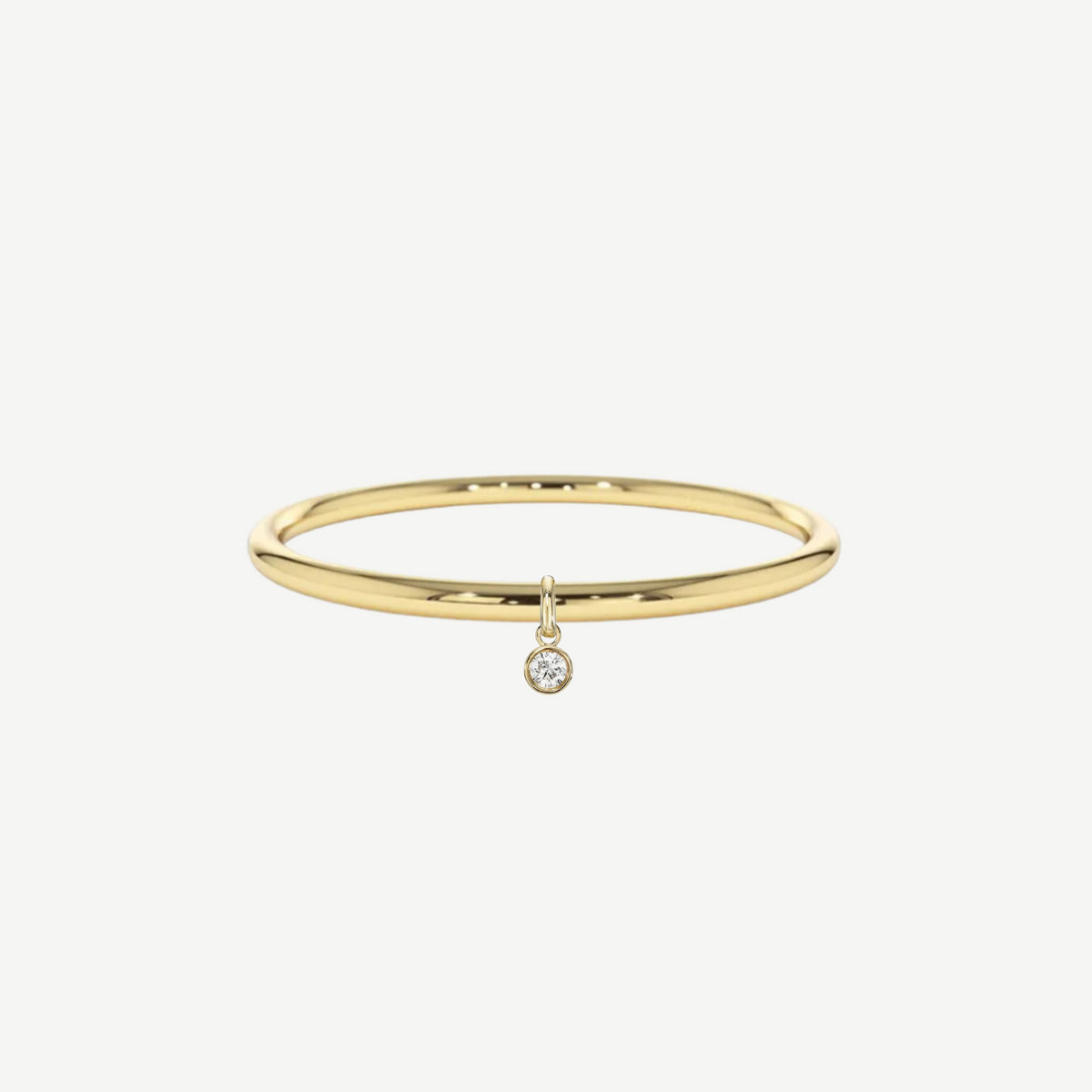Petite Diamond Slider Ring