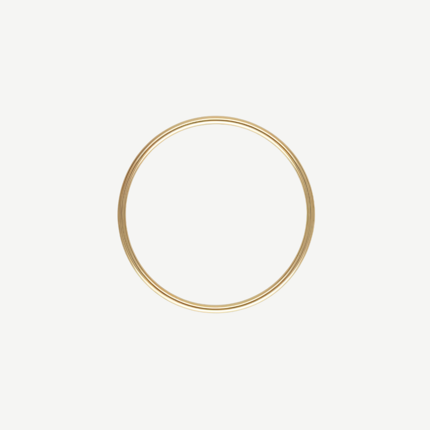 14k Very Thin Rounded Band