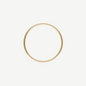 14k Very Thin Rounded Band