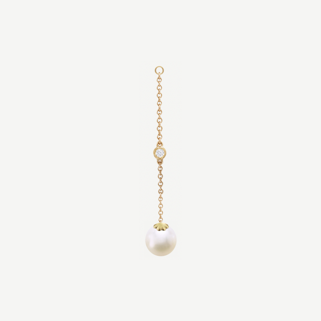 Arielle Diamond and Pearl Ear Jacket