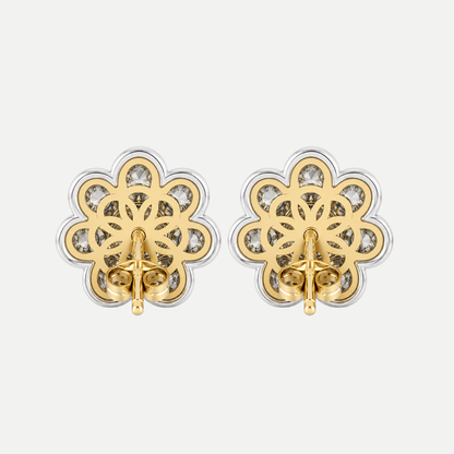 Diamond Daisy Earrings
