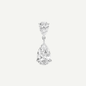 Double Pear Diamond Dangle Earring