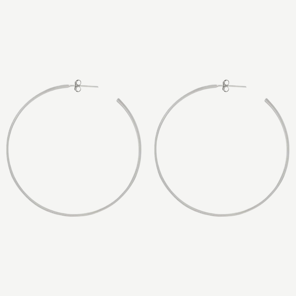 Large Flat Hoops