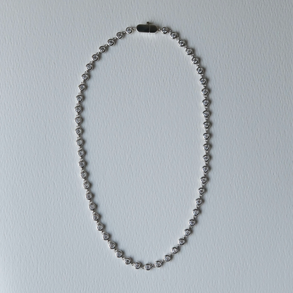 Gemma Bezel Tennis Necklace
