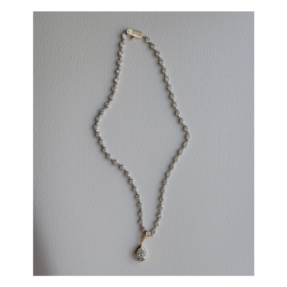 Gemma Bezel Tennis Necklace