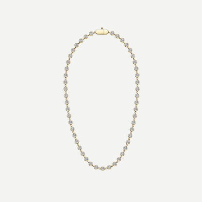 Gemma Bezel Tennis Necklace