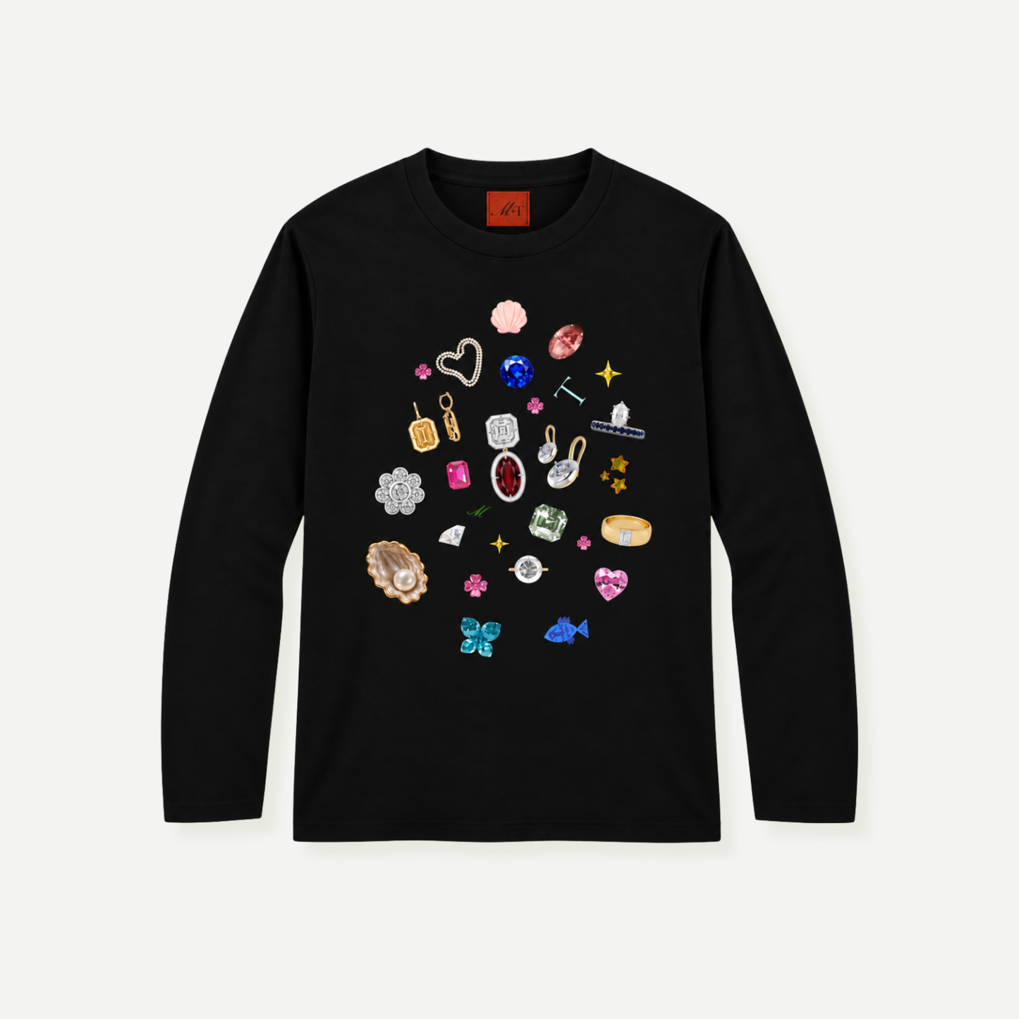 Gemstones by the Sea Long-Sleeve T-Shirt