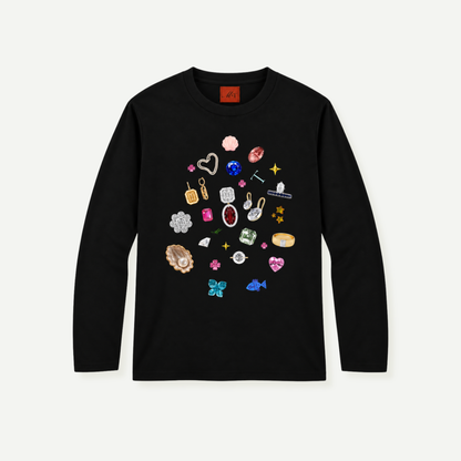 Gemstones by the Sea Long-Sleeve T-Shirt