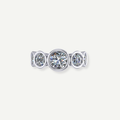 Hasina Round Bezel Diamond Ear Cuff