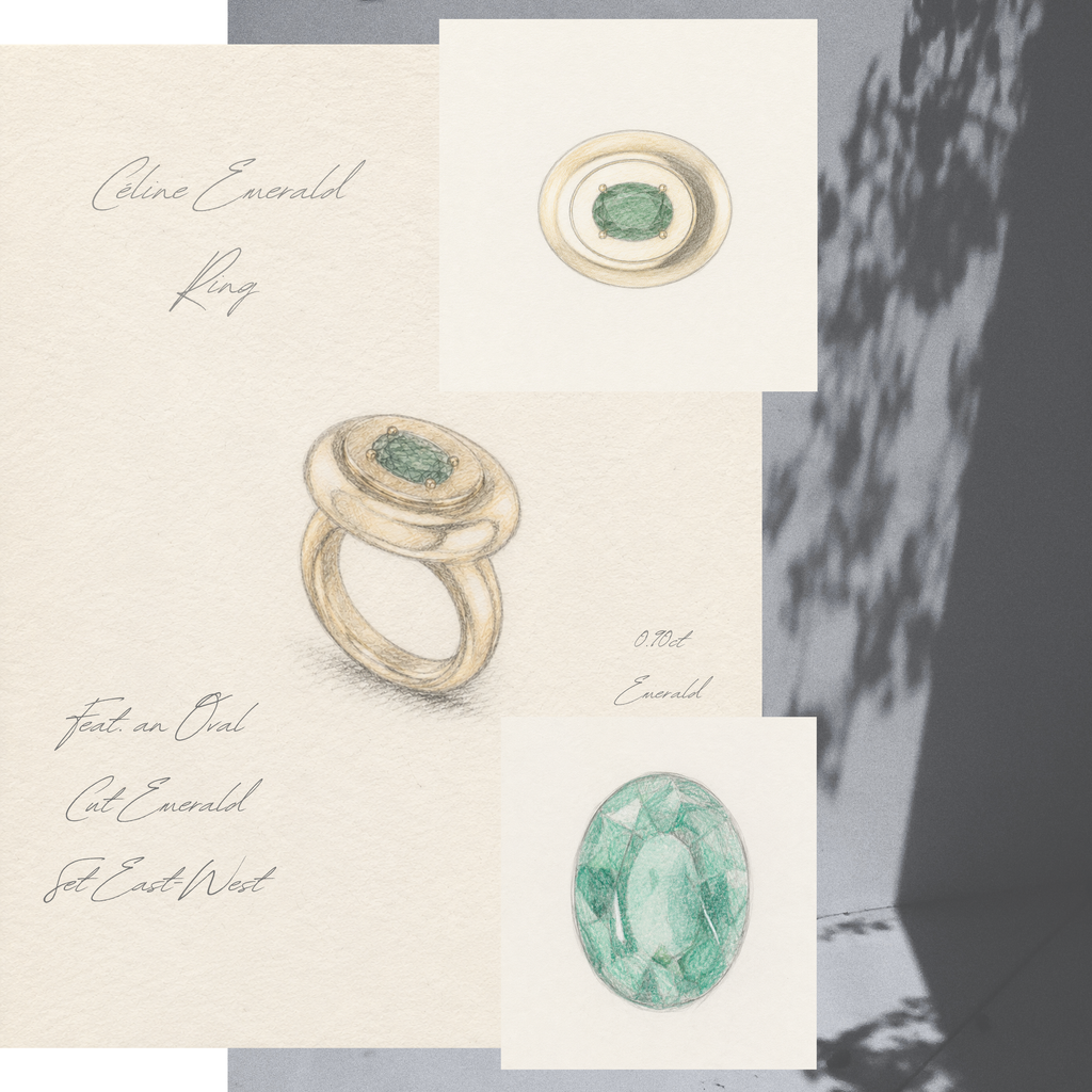 Céline Emerald Ring