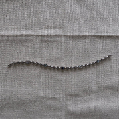 14k Sea Bezel Link Bracelet