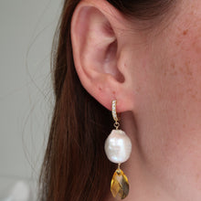 Load image into Gallery viewer, BELLE PEARL DROP EARRINGS
