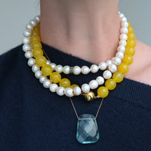 Load image into Gallery viewer, SUNSHINE AGATE GEMSTONE NECKLACE
