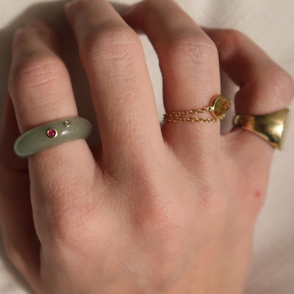 Aventurine Constellation Band