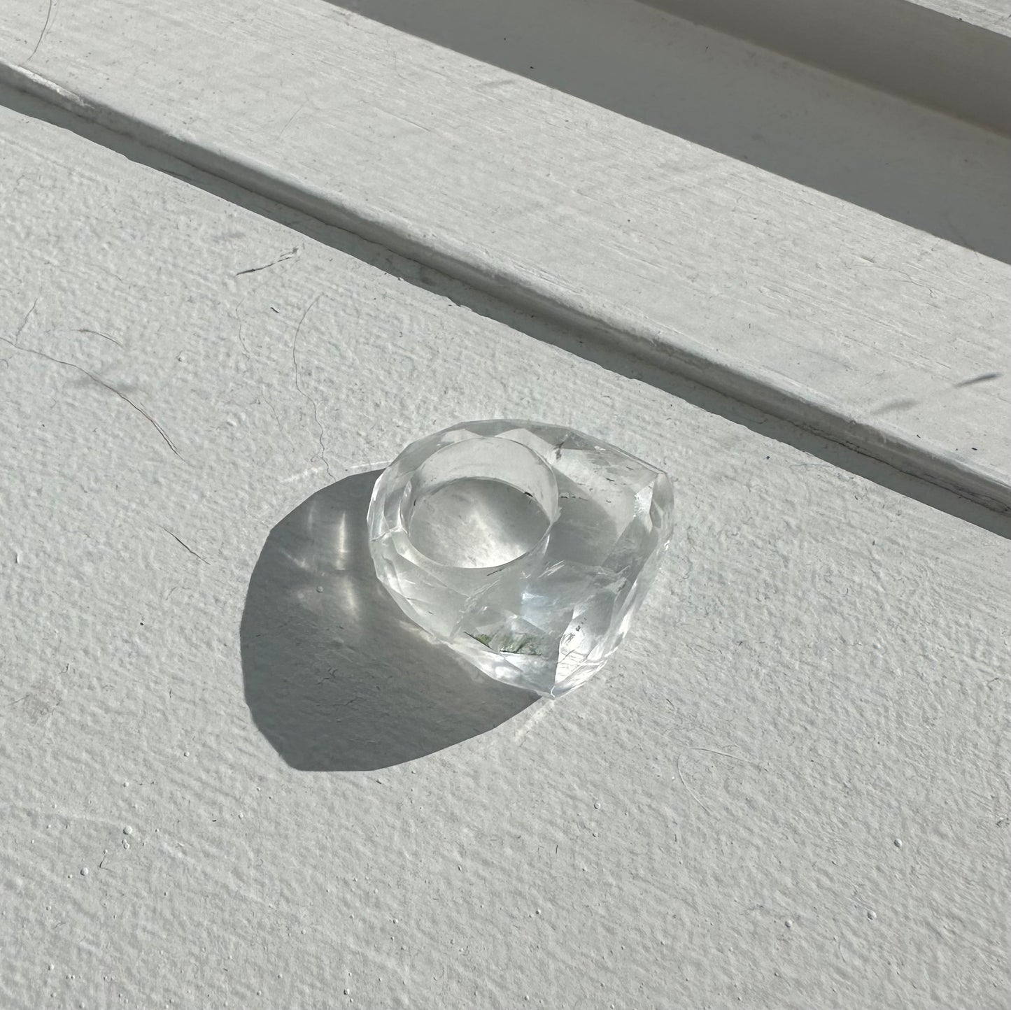 Kaleidoscope Clear Quartz Ring