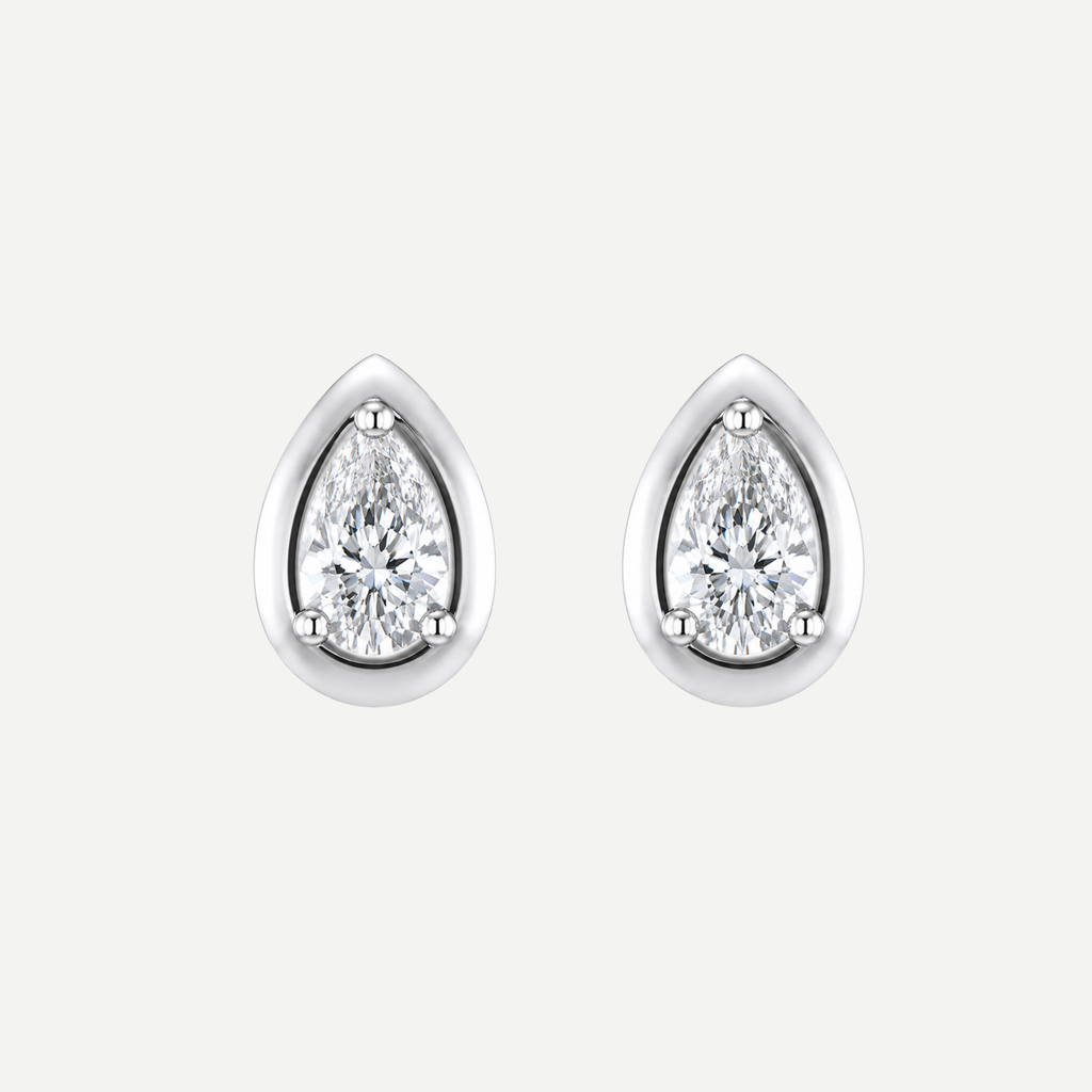 Jan Pear 0.50ct Diamond Earrings