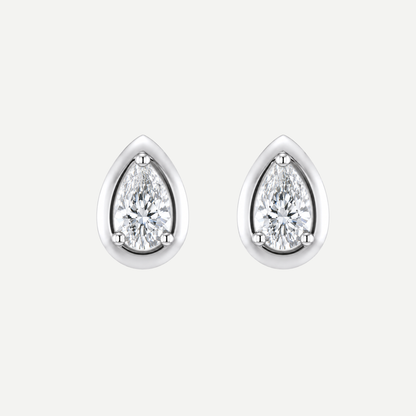 Jan Pear 0.50ct Diamond Earrings