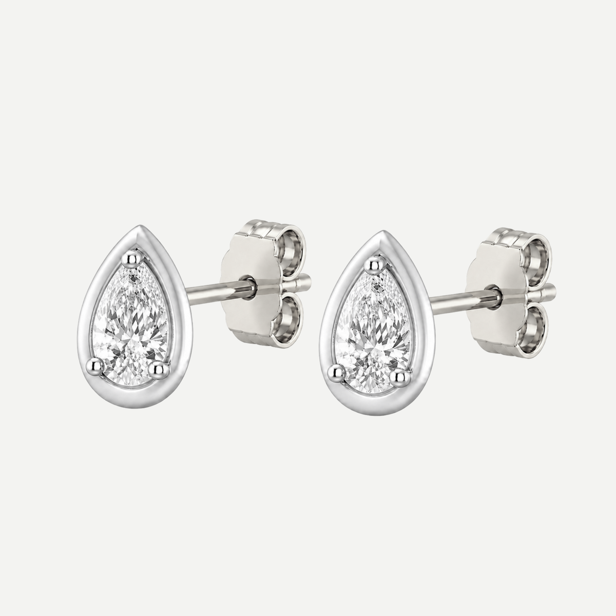 Jan Pear 0.50ct Diamond Earrings