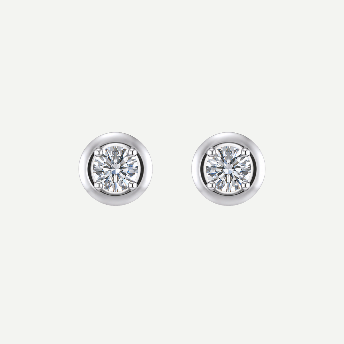 Jan Round 0.50ct Diamond Earrings
