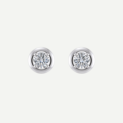 Jan Round 0.50ct Diamond Earrings