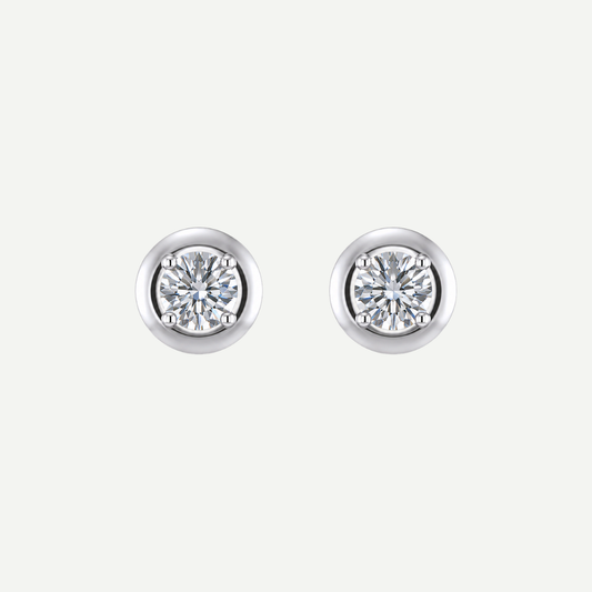 Jan Round 0.50ct Diamond Earrings