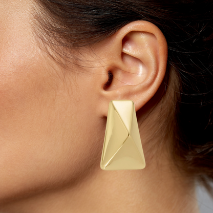 Cleo Pyramid Earrings