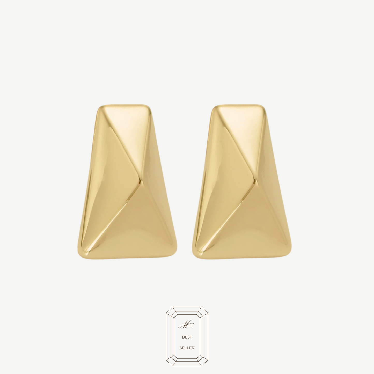 Cleo Pyramid Earrings