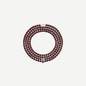 Marie Pavé Diamond Garnet Necklace